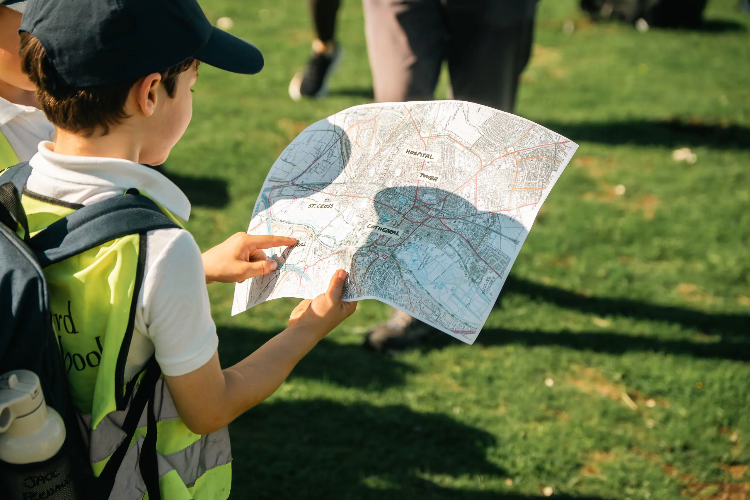 Child map reading