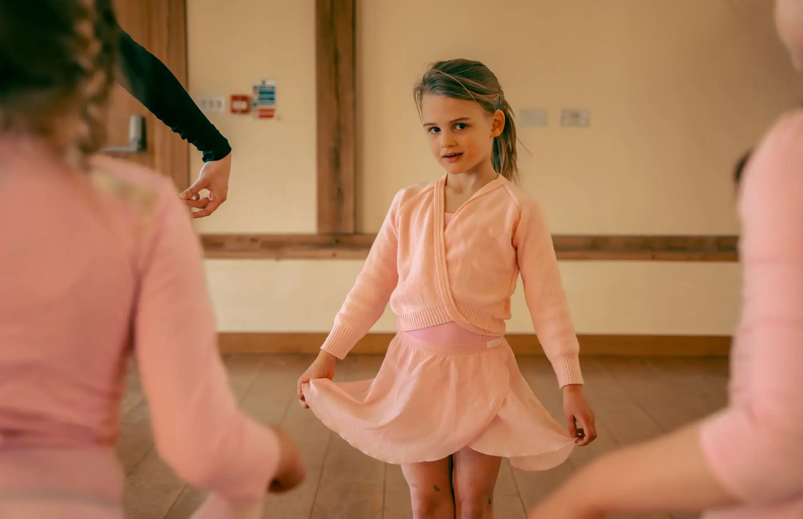 girl in ballet class
