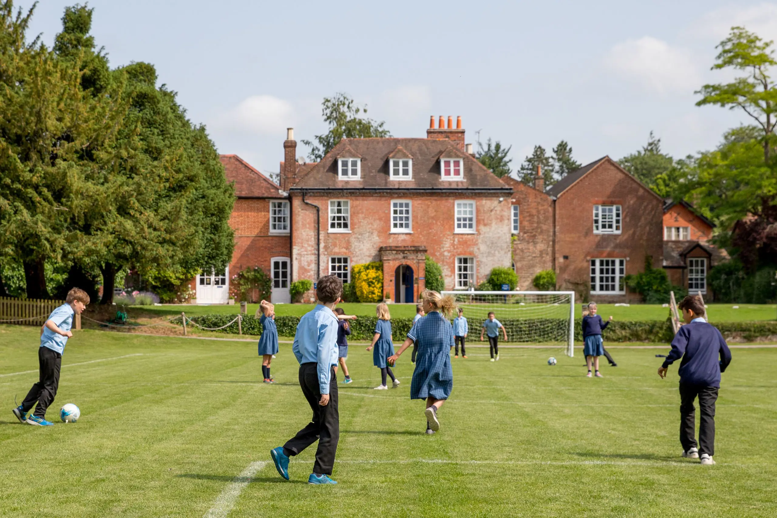 view of school grounds